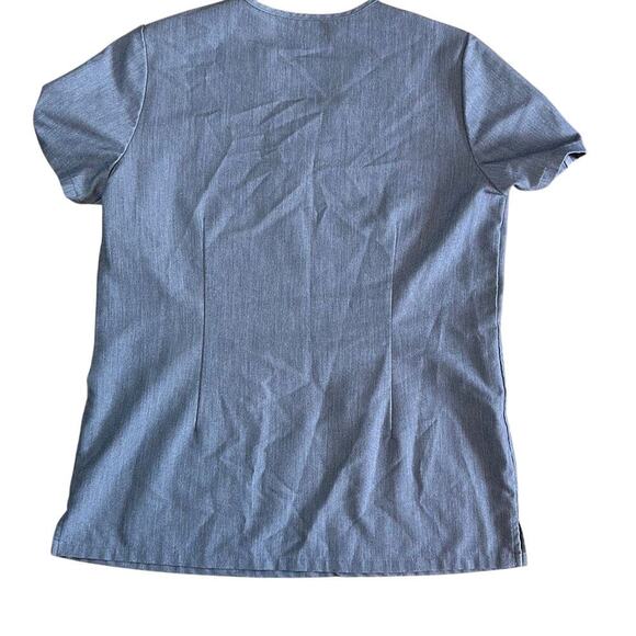 Figs Casma Three-Pocket Scrub Top GRAPHITE Small - Picture 3 of 5
